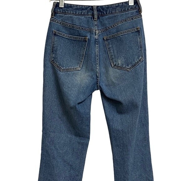 PacSun Distressed Mom Jeans Women's Size 24 Blue Ripped High Waist Grunge Y2K - Picture 7 of 15